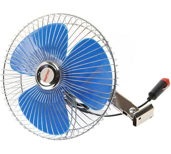 Вентилятор Megapower M-503 21см 8 с решеткой металл 12V M-503-12 1