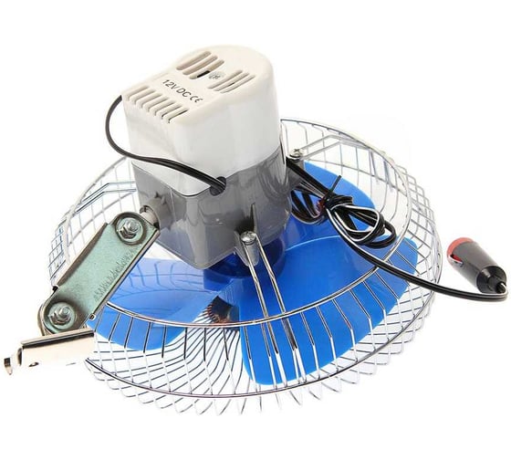 Вентилятор Megapower M-503 21см 8 с решеткой металл 12V M-503-12