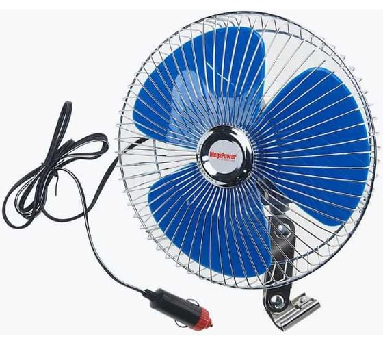 Вентилятор Megapower M-503 21 см, 8", с решеткой металл 24V M-503-24