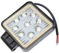 Фара рабочего света квадратная 103х113х30мм 27Вт Flood 12-24V LED Megapower M-370-30-010 406494