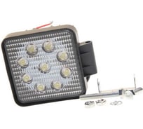 Фара рабочего света квадратная 110х110мм 27Вт 9 LED Flood 12-24V Megapower M-370-30-003 534291