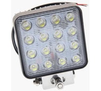 Фара рабочего света квадратная 117х117мм 48Вт 16 LED Flood 12-24V Megapower M-370-30-007 879513