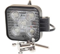 Фара рабочего света квадратная 81х81x38мм 20Вт 5 LED Flood 12-24V Megapower M-370-30-004 534292