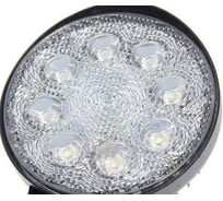 Фара рабочего света круглая 114х140х44мм 24Вт Flood 12-24V LED Megapower M-370-30-014 406629