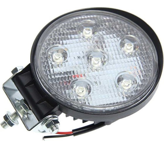 Фара рабочего света MEGAPOWER Spot круглая, 115х140х38 мм, 18 Вт, 12-24V, LED M-370-30-015 1