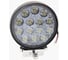 Фара рабочего света круглая 116х116x70мм 42Вт 14 LED Flood 12-24V Megapower M-370-30-009 879515 1