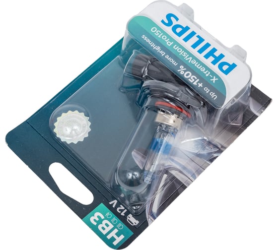 Автолампа PHILIPS HB3 +150% X-tremeVision Pro150 блистер 12V 9005XVPB1