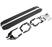 Пороги на автомобиль Rival Black для Lexus RX IV 2015-н.в., 180 см, 2 шт., алюминий F180ALB.3203.1