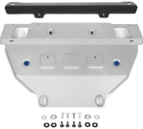 Защита радиатора Rival (под алюминиевый и штатный бампер) для Isuzu D-Max II (V - 2.5TD) 2012-н.в./Isuzu D-Max II рестайлинг (V - 3.0TD) 2017-н.в., 2333.9110.1.6