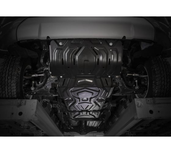 Защита радиатора, картера, КПП и РК Rival для Fiat Fullback V - 2.4D 2016-н.в./Mitsubishi L200 K111.4046.3