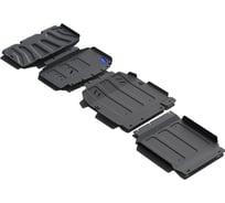 Защита радиатора, картера, КПП и РК Rival для Mercedes-Benz X-klasse 4WD (V - 2.3TD) 2017-н.в., K222.3943.1