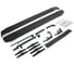 Пороги на автомобиль Rival Black для Toyota Highlander U50 2013-2020 г.в., 180 см, 2 шт., алюминий F180ALB.5706.1 1