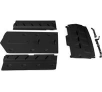 Защита радиатора, КПП и РК Rival (черная) для Rolls-Royce Cullinan (V - 6.7) 2018-н.в., K333.2503.1