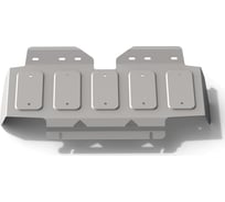 Защита радиатора Rival для Nissan Patrol Y62 V - 5.6 2010-2014 2014-н.в., алюминий, 3.4121.1