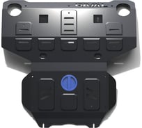 Защита радиатора и картера Rival для Toyota Fortuner II 4WD V - 2.7; 2.8D 2017-2020 2020-н.в. 2111.5710.1.3