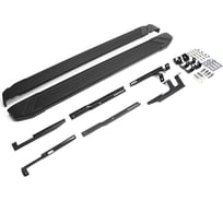 Пороги на автомобиль Rival Black для Mazda CX-5 I 2011-2017 г.в., 173 см, 2 шт., алюминий F173ALB.3801.3