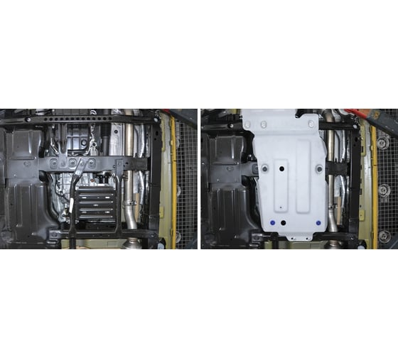 Защита КПП и РК Rival для Jeep Wrangler JL V - 2.0; 2.2D; 3.6 4WD 2017-н.в., 333.2745.1