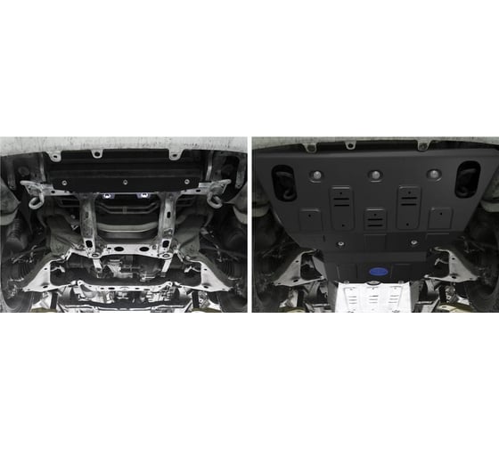 Защита радиатора и картера для Toyota Hilux VII V - 2.5D; 3.0D 2005-2015, сталь 2111.5790.1.3