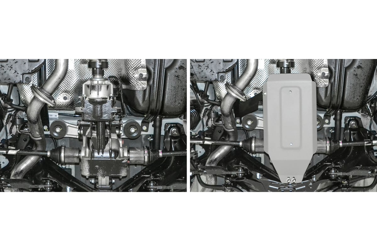 Защита редуктора Rival Haval F7 2019-2024/F7x 2019-н.в., алюминий 3 мм ...