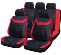 Универсальные чехлы на сиденье автомобиля ARIZONE полиэстер, черно-красные 40-155003