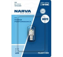 Автолампа W16W W2.1 9.5d LED блистер 12V Narva 181644000