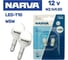 Автолампа W5W W2,1 9.5d LED 6000K блистер, 2шт 12V Narva 181454100 641836 2