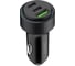 AЗУ PERO AC07 USB-A QC3.0 + USB-C PD + USB-C PD, 66W, черное AС07BL 1