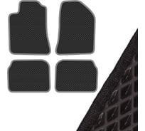 Коврик салона SKYWAY TOYOTA AVENSIS левый руль 4 пр. EVA Черный S01705030