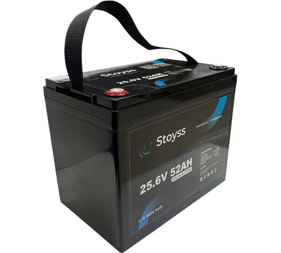 Аккумуляторная батарея STOYSS 90998531689 LiFePO4 24V52Ah, Li-ion 24в 52Ач 52Ah24VLiFePO4