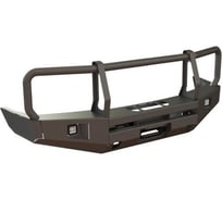 Бампер силовой передний STC Toyota Land Cruiser 100 с защитой фар и противотуманными фарами STC-TLC100-BF-C2-L1