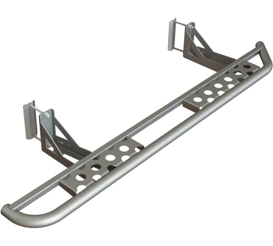 Пороги силовые STC Mitsubishi L200 2006-2015 раздельные ступени STC-ML200/06-S-C2