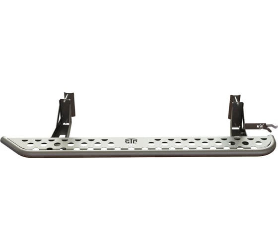 Пороги силовые STC Mitsubishi Pajero Sport 2008-2015 цельная ступень STC-MPS/08-S-C1