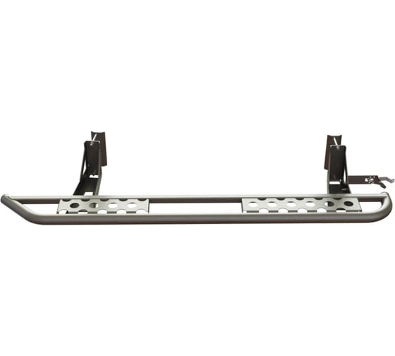 Пороги силовые STC Mitsubishi Pajero Sport 2008-2015 раздельные ступени STC-MPS/08-S-C2