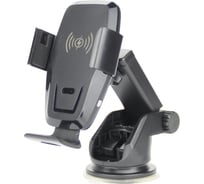 Держатель мобильного устройства Nova Bright с быстрой и беспроводной зарядкой, автозахват 68-90 мм 46913