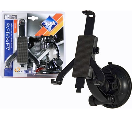 Держатель для планшета Nova Bright в т.ч. для iPad, на присоске, захват 105-205 мм 46133