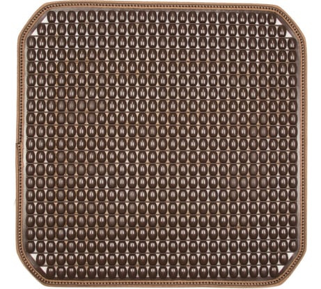 Коврик на сидение Nova Bright с массажером из шариков, коричневый 47569