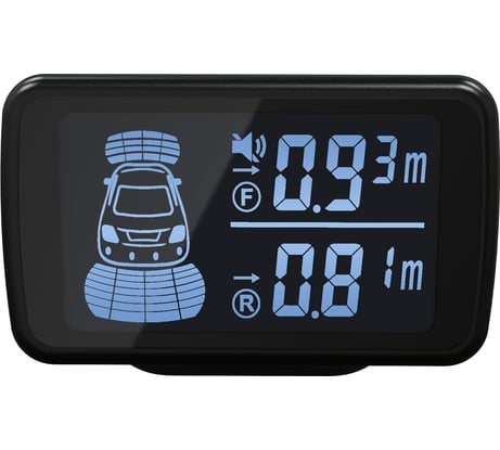Система парковки с черными датчиками 4Drive 8X-61/D58 GPS, Black