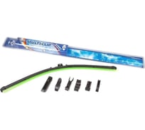 Щетка стеклоочистителя бескаркасная AT 53 см (21") 6 адаптеров, 530 мм AT 1000-053WB-6