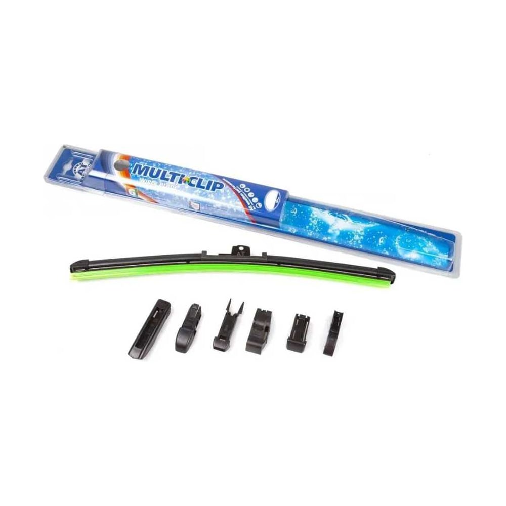 Щетка стеклоочистителя бескаркасная AT 33 см (13"), 6 адаптеров, 330 мм ...