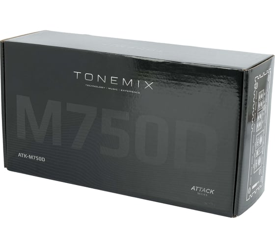 Усилитель цифровой TONEMIX 1х750 Вт (class D) ATK-M750D
