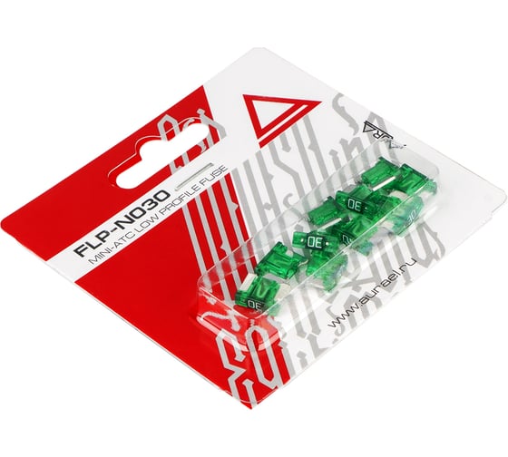 Предохранитель AURA miniATC low profile, 30A (10шт.) FLP-N030