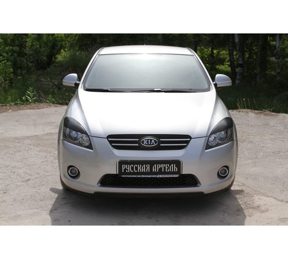 Накладки-реснички на передние фары Русская Артель для KIA Cee'd 2007-2010 г.в. REKCD-011900