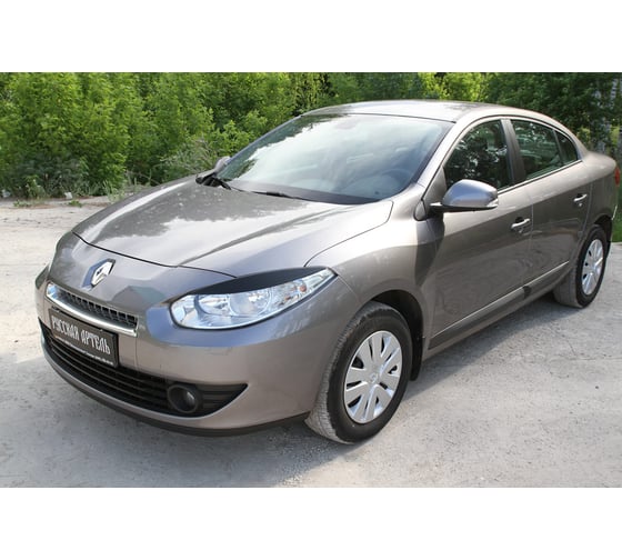 Накладки-реснички на передние фары Русская Артель для Renault Fluence 2009-2012 г.в. RERF-015500