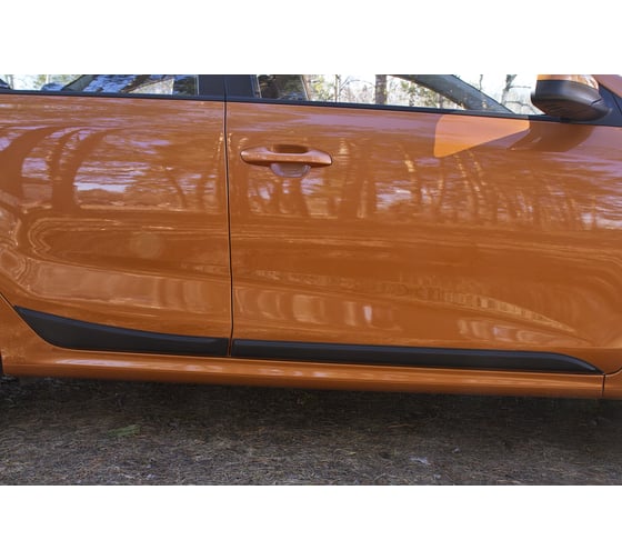 Молдинги на двери Русская Артель для KIA Rio IV 2017- г.в. (вариант 1) MK-078300