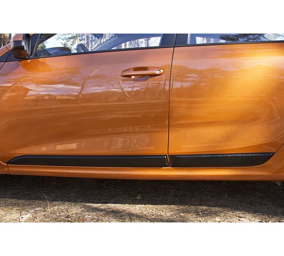 Молдинги на двери Русская Артель для (вариант 2) KIA Rio IV 2017- г.в. MK-078400