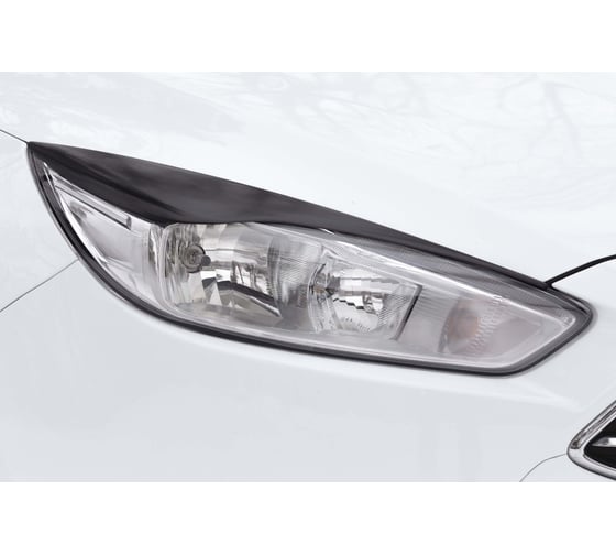 Накладки-реснички на передние фары Русская Артель для Ford Focus III 2014- г.в. (рестайлинг) REF-083200