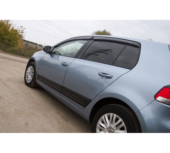 Молдинги на двери Русская Артель для Volkswagen Golf VI 2009-2012 г.в. MV-077102