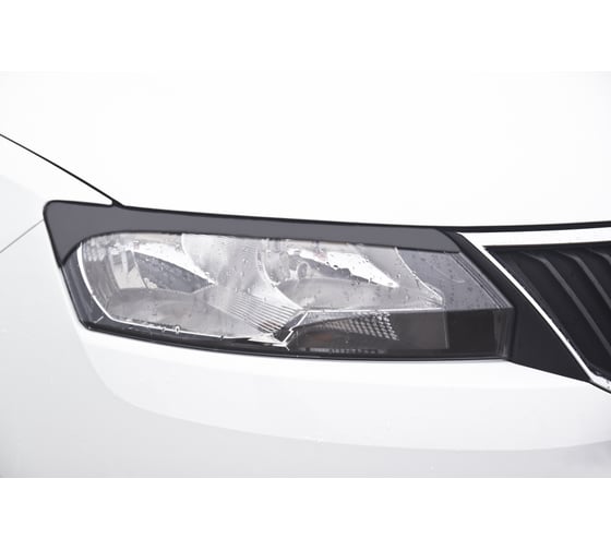 Накладки-реснички на передние фары Русская Артель для Skoda Rapid 2012- г.в. RESR-049100