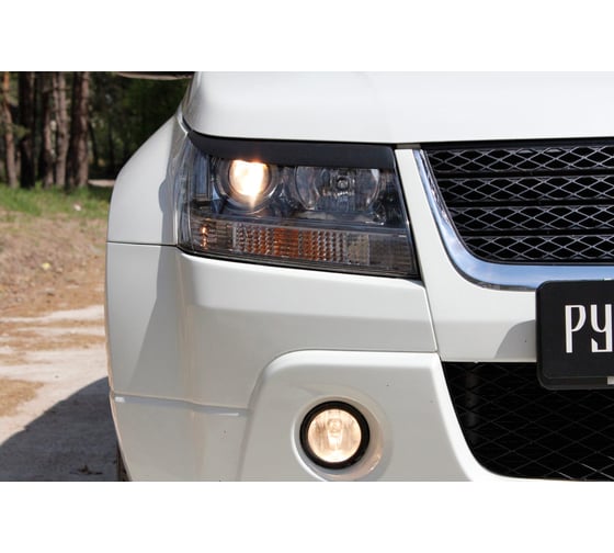 Накладки-реснички на передние фары Русская Артель для Suzuki Grand Vitara 2008- г.в. RESGV-013900