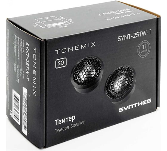 Высокочастотник титан TONEMIX серия SYNTHES 24 мм, 30/60 Вт SYNT-25TW-T